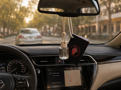 O CULT Blue Seduction Premium Car Fragrance, Hanging Air Freshener, Oil, 10ml, Lasts up to 90 Days, Unisex Scent