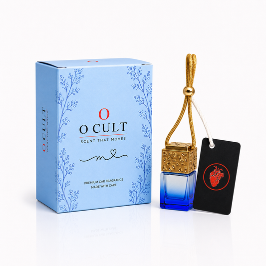 OCULT Ocean Blue Luxury car perfume | Long Lasting Car Fragrance | (Last Upto 90 Days) Toxin-Free Oil,10 ml.