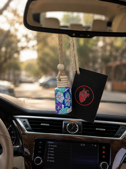 OCULT Aqua Bloom Car perfume , Long- lasting, Hanging Diffuser with Secret Message Tag, Fresh Aquatic Scent (Last upto 90 Days) In-10ml.